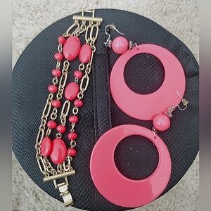 Mod bracelet & earrings combo!